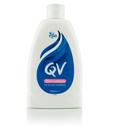 لوسیون صورت و بدن برند کیووی ویژه پوست خشک و حساس