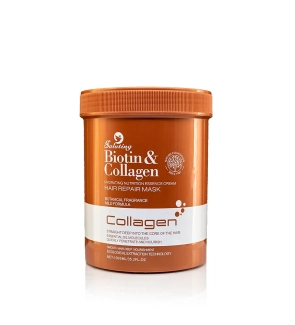 ماسک مو بیوتین و کلاژن برند سالوتینگ بازسازی و ترمیم کننده