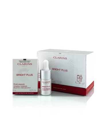 آمپول روشن کننده صورت کلارنس حاوی ویتامین سی